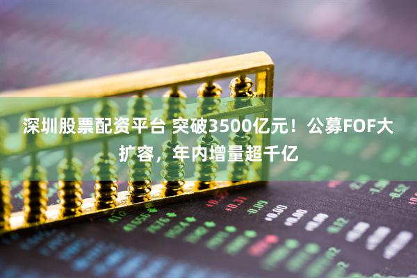 深圳股票配资平台 突破3500亿元！公募FOF大扩容，年内增量超千亿